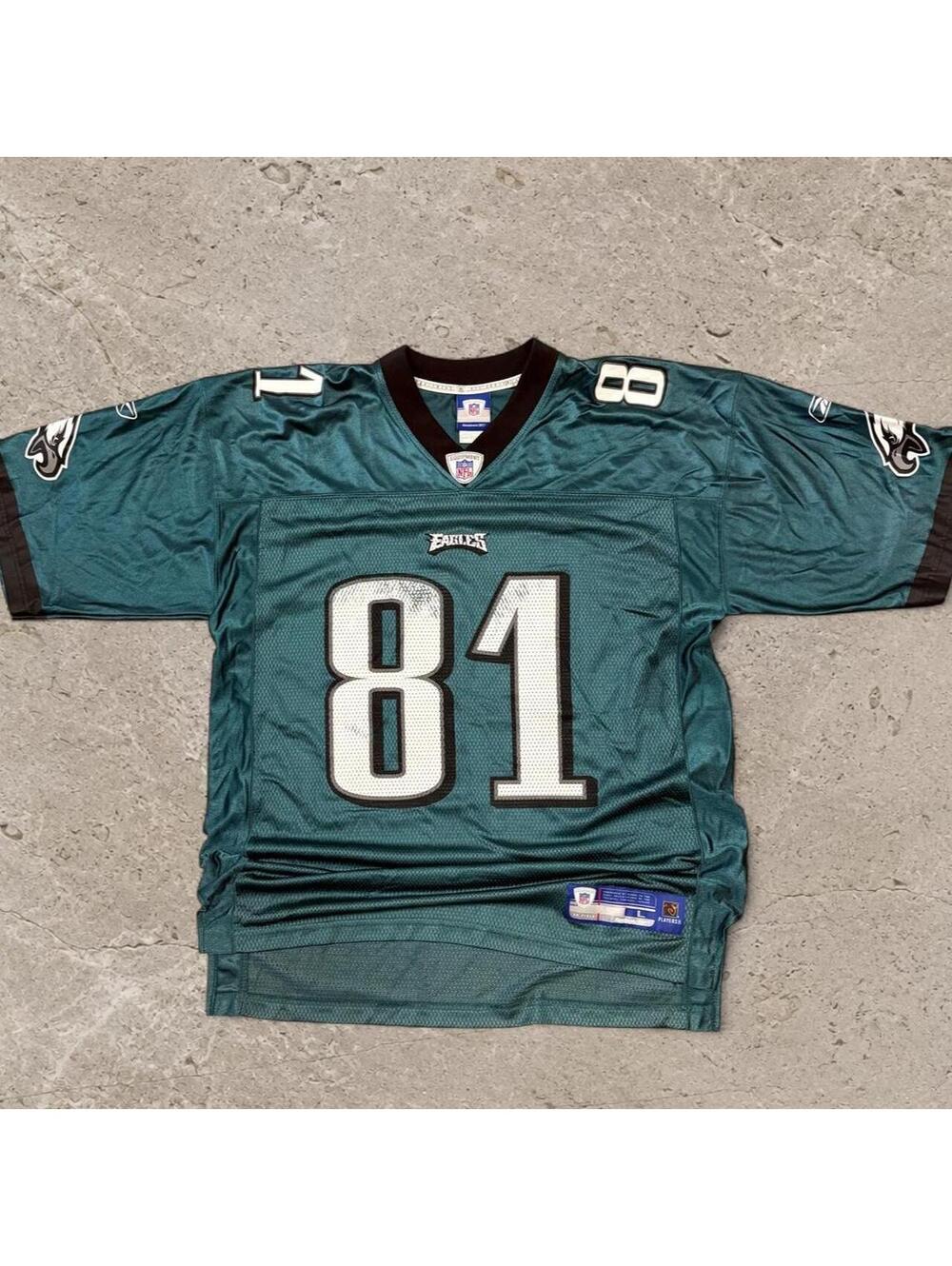 Fire vintage early 2000s Reebok NFL Terrell Owen’s Philadelphia Eagles Jersey.